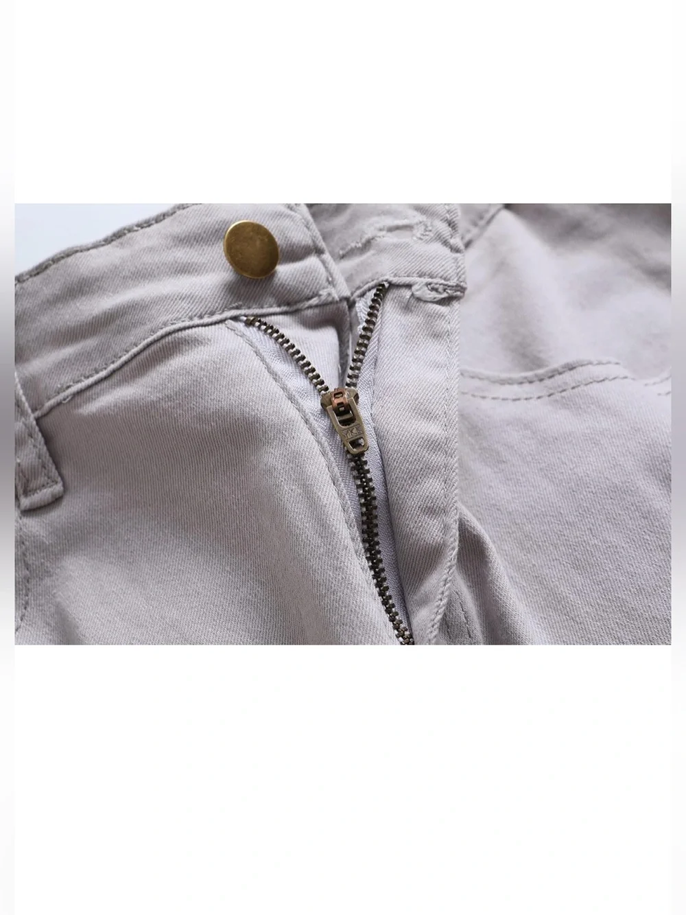 Men’s Grey Distressed Skinny Stretch Denim by WULFUL; Size 32 -NWT Discontinued!